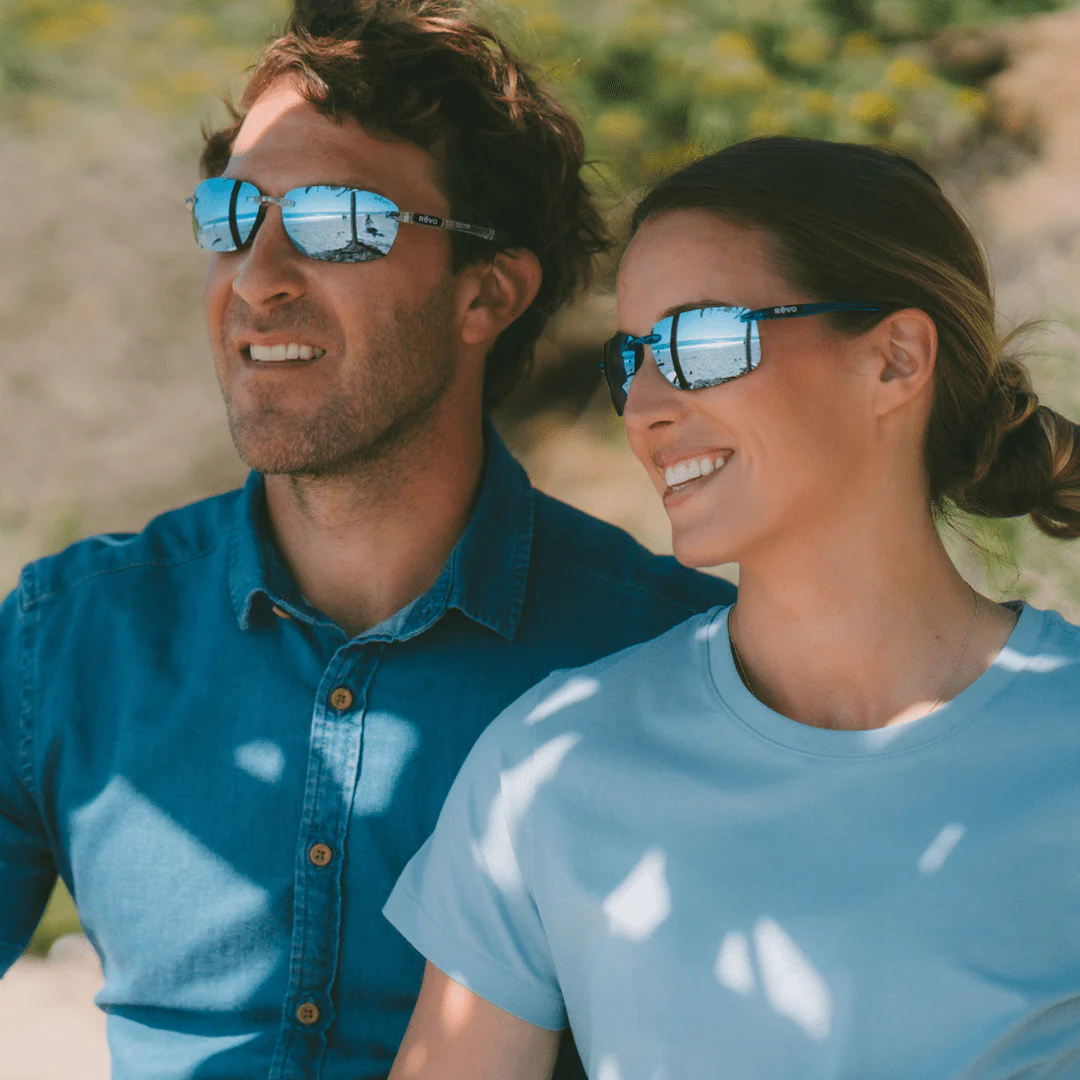 RE4059_09_BL-4 Couple with Revo Sun Glasses