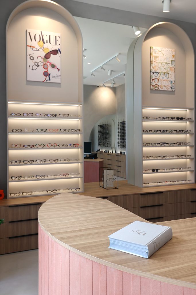 Optika Glass Room - Poslovnica interijer